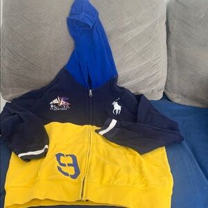Polo by Ralph Lauren Blue and Yellow Sweatshirts